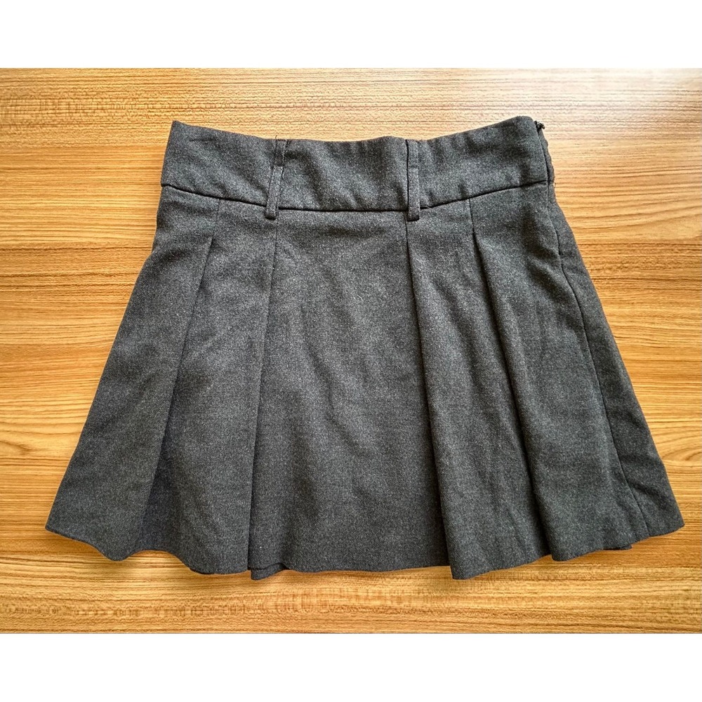Girls Zara Kids Gray Pleated Skirt Size 13-14 Years